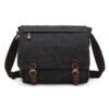 Canvas Laptop Shoulder Bag Messenger Bag Men Casual Crossbody Bags School Bookbag-Sole Feat