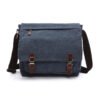 Canvas Laptop Shoulder Bag Messenger Bag Men Casual Crossbody Bags School Bookbag-Sole Feat