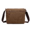 Canvas Laptop Shoulder Bag Messenger Bag Men Casual Crossbody Bags School Bookbag-Sole Feat