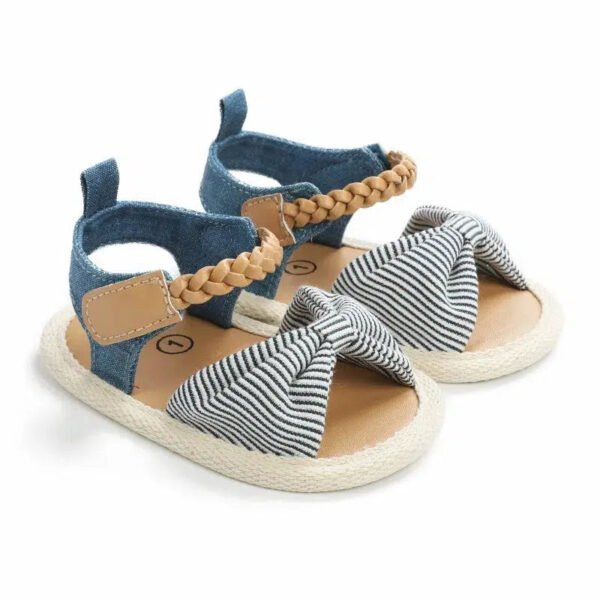 1 Pair Baby Shoes Spring Summer Non-Slip Bowknot Shoes-Kids shoes-Sole Feat