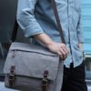 Canvas Laptop Shoulder Bag Messenger Bag Men Casual Crossbody Bags School Bookbag-Sole Feat