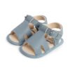 2021 Baby Boys Fashion Summer Soft Crib Shoes Kids Newborn Girls First Walker Anti Slip Sandals Shoes-Sole Feat