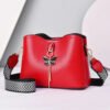 2023 Women White Handbag New Designer Butterfly Tassel PU Leather Messenger Bags Ladies Crossbody Female Tote Shoulder Bag-Sole Feat