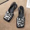 Women Sandals Elegant Summer Sandals With Low Heels Summer Shoes Women Heeled Sandalias Mujer 2024 New Heels Sandals Female-Solefeat