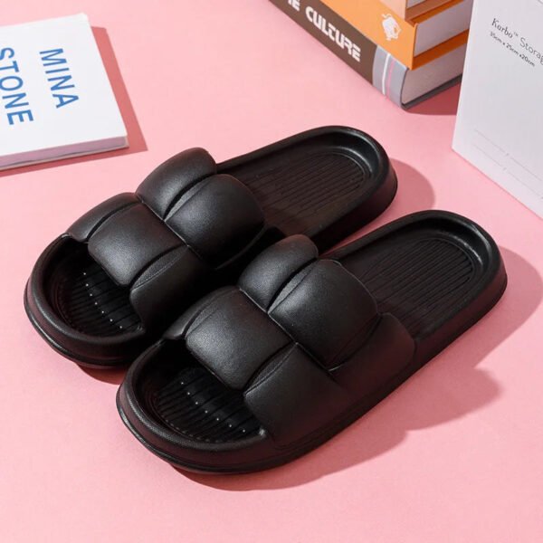 Summer Women Beach Slippers Thick Platform Eva Slippers Home Flip Flops Ladies Fashion Soft Sole Cloud Sandal Light-Solefeat