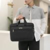 High-capacity Briefcase Business Document Information Storage Bags Weekend Travel Laptop Protection Organize Handbag Accessories-Sole Feat