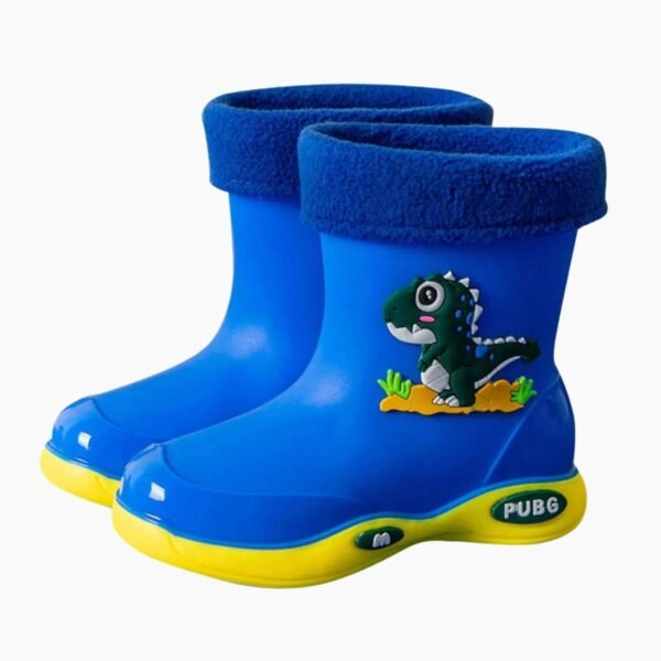 Toddler Girl Rainboots Classic Waterproof Children'S Shoes Kids Rain Boots Pvc Rubber Boots Kids Baby Water Shoes Boy Rain Boots-Sole Feat