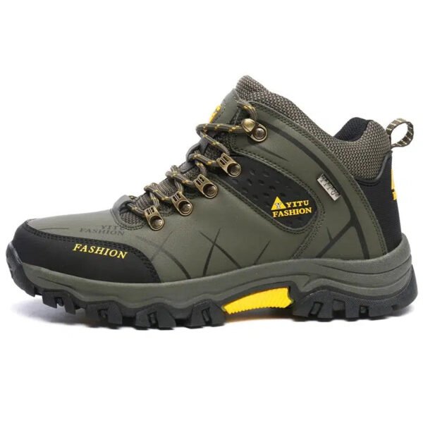 Professional Hiking Boots Men Waterproof Outdoor Boots Men Hiking Non Slip Trekking Shoes Men Mountain Climbing New Arrivals-Sole Feat