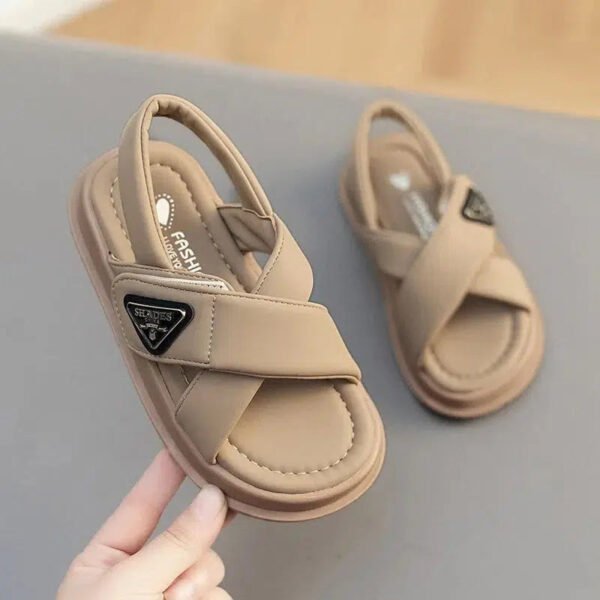 Children Shoe Summer Beach Sandals 2023 Korean Edition Girls Roman Sandal Kid Sandles Breathable Kid Shoe for Girl Zapatos Niña-Solefeat