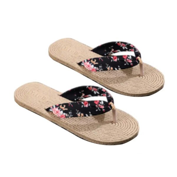 Womens Summer Sandals Anti-slip Flip Flops Floral Beach Slippers-Women's Shoes-Solefeat