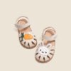 Summer Cartoon Rabbit Carrot Baby Girls Leather Fashion Sandals-Kids shoes-Solefeat