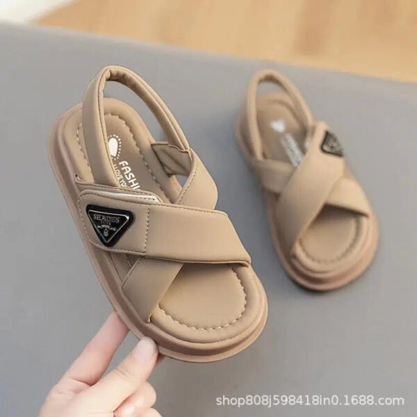 Children Shoe Summer Beach Sandals 2023 Korean Edition Girls Roman Sandal Kid Sandles Breathable Kid Shoe for Girl Zapatos Niña-Solefeat