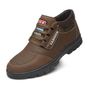 Leather Shoes For Men Comfortable Waterproof Non-Slip Outdoor Casual Shoes-Men's shoes-Sole Feat