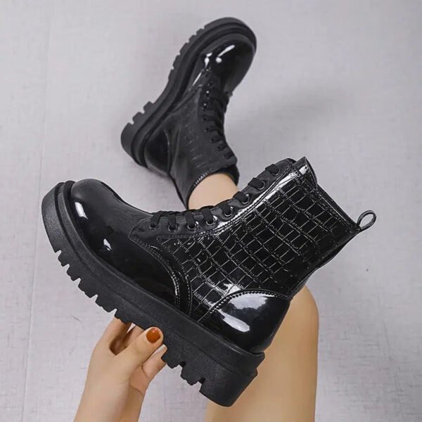 Women's Boots Comfortable Round Toe Winter Platform Boots-Women's Shoes-Solefeat