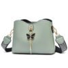 2023 Women White Handbag New Designer Butterfly Tassel PU Leather Messenger Bags Ladies Crossbody Female Tote Shoulder Bag-Sole Feat