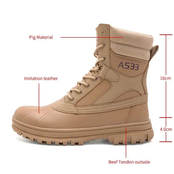 Big Size 39-48 Luxus Outdoor Hard-Wearing Men's Shoes Masculino Sneakers Hiking Boy Train Tactical Martin Boots Free Shipping-Solefeat