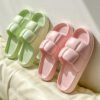 Summer Women Beach Slippers Thick Platform Eva Slippers Home Flip Flops Ladies Fashion Soft Sole Cloud Sandal Light-Solefeat