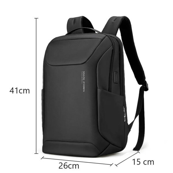 Laptop Bag 15.6 inch Travel Backpack Large-Capacity Outdoor Leisure Business Charging Waterproof Oxford Cloth Computer Handheld-Sole Feat