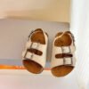 сандалиParenting Best kid Beach Sandals Boy Girl Summer Outdoor SoftSole Anti Slip Kid Shoe Toddler Casual Open Toe Flat Sandals-Solefeat